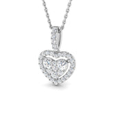 Stipa Diamond Heart Pendant 0.33ct Gold (Without Chain )