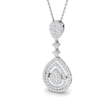 Jane Diamond Pendant Fancy 1ct Gold (Without Chain )