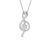Amia Fancy Pendant 0.33ct Diamond Gold (Without Chain )