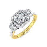 Lab-Grown Diamond Cluster Ring | Natural & Lab-Grown Diamonds | UK Hallmarked