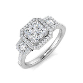 Lab-Grown Diamond Cluster Ring | Natural & Lab-Grown Diamonds | UK Hallmarked
