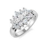 Diamond Carlisle Baguette & Round Brilliant Cut Ring | 0.3ct - 4.5ct