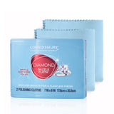 Diamond dazzle jewellery polishing cloth for silver and gold