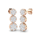 Striking Diamond Earring 1 ct Platinum, 9ct, 18ct White, Yellow & Rose Gold | Handcrafted Fine Jewellery-11