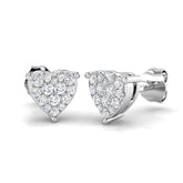 Deesy 0.33ct Gold Diamond Cluster Earrings | Luxury Gemstone Jewelry