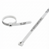 Adjustable UK Ring Sizer Tool for Accurate Finger Measuring – A to Z+9 Plastic Reusable Ring Gauge for Men & Women
