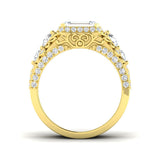 Gold Men’s Lab Grown Diamond Ring UK modern elegance