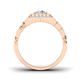 Gold Men’s Lab Grown Diamond Signet Ring UK
