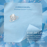 Jewellery cleaning cloth removing fingerprints and smudges