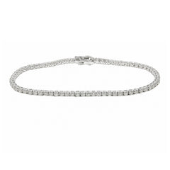 Lab grown diamond tennis bracelet