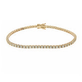Lab grown diamond tennis bracelet
