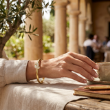 Clover Diamant-Kettenarmband mit Lünetten- und Pavé-Fassung aus Naturdiamanten in Platin