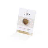 LOX Classic Locking Earring Backs – Gold Tone | Secure Hypoallergenic Replacement Earring Stoppers