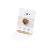 LOX Classic Locking Earring Backs – Gold Tone | Secure Hypoallergenic Replacement Earring Stoppers