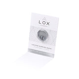 LOX Classic Locking Earring Backs – Silver Tone | Secure Hypoallergenic Replacement Earring Stoppers
