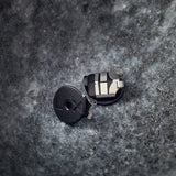 LOX Colour Collection Locking Earring Backs – Black | Secure Hypoallergenic Replacement Earring Stoppers (2 Pairs) – Free UK Shipping