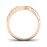 Lab-grown diamond gold ring with star design in yellow gold