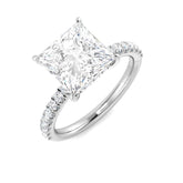 Lab Grown Diamond Wedding ring For Her - Classic Gold Engagement ring