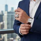 Lab Grown Diamond Ring for Men UK with round centre