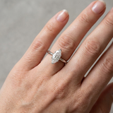 Marquise Diamond Solitaire Engagement Ring Natural & Lab Grown Diamond | Elegant Prong Set Design
