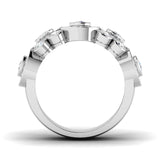 Luxury Bubble Ring with Bezel Set Lab Grown Diamonds