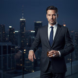 Luxury men’s diamond ring with cluster design