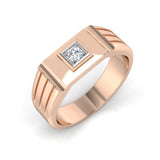 Modern Men’s Diamond Ring UK in gold