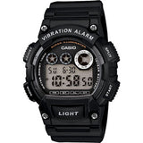 Men's Digital Sports Watch with Alarm, Stopwatch, and 100m Water Resistance – Black Resin