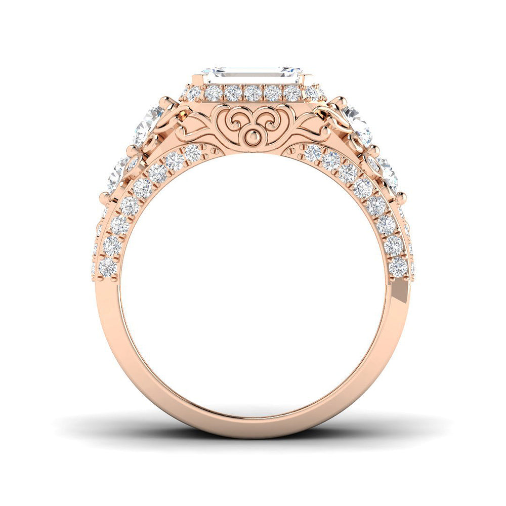Platinum Men’s Lab Grown Diamond Ring UK