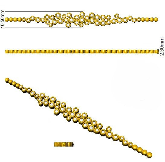 Luxury Lab Diamond Bracelet, Fine Gold Cluster Bracelet