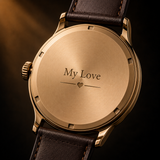 Custom Watch Engraving Service – 7-10 Character Personalized Back Case Engraving for Special Dates & Names
