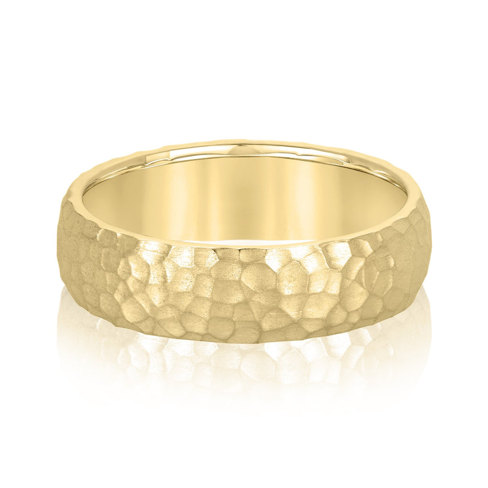Slim Men's 5mm-8mm Classic Gold Band