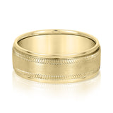 5mm-8mm Standard Weight Men's Gold Band