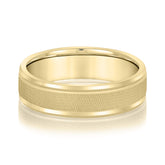 5mm-8mm Standard Weight Men's Gold Band