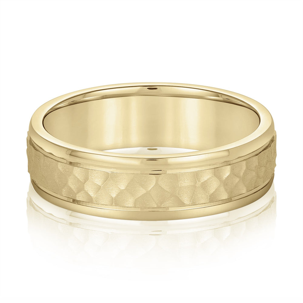 Bold Men's 5mm-8mm Classic Gold Band Elegant