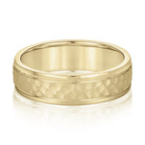 Slim Men's 5mm-8mm Classic Gold Band Elegant