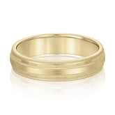 5mm-8mm Standard Weight Men's Gold Band