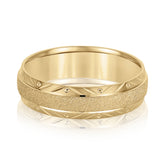 5mm-8mm Standard Weight Men's Gold Band