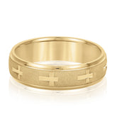 5mm-8mm Standard Weight Men's Gold Band