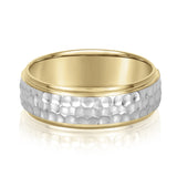 Slim Men's 5mm-8mm Classic Gold Band Modern