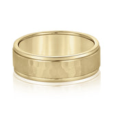 Slim Men's 5mm-8mm Classic Gold Band Timeless