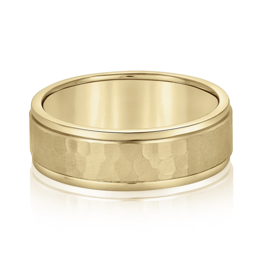 5mm-8mm Standard Weight Men's Gold Band