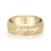 5mm-8mm Standard Weight Men's Gold Band