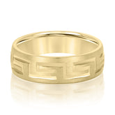Slim Men's 5mm-8mm Classic Gold Band Sleek