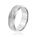 Slim Men's 5mm-8mm Classic Gold Band Signature