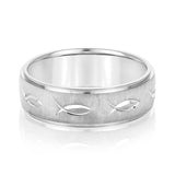Slim Men's 5mm-8mm Classic Gold Band Signature