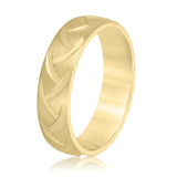 Classic Men's 5mm-8mm Classic Gold Band Delicate
