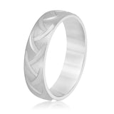 Slim Men's 5mm-8mm Classic Gold Band Delicate