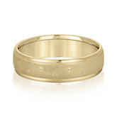 5mm-8mm Standard Weight Men's Gold Band