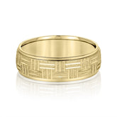 5mm-8mm Standard Weight Men's Gold Band